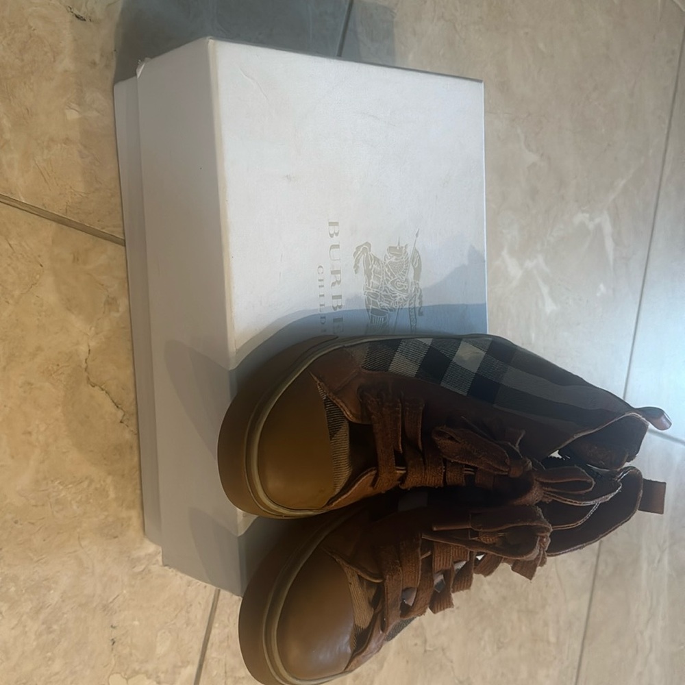 High top Burberry sneakers